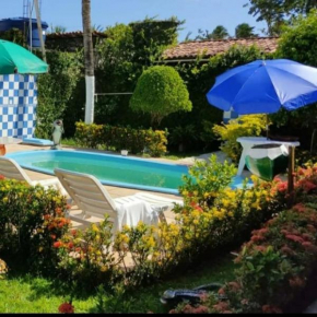 Casa temporada com piscina na ilha de Aratuba/BA